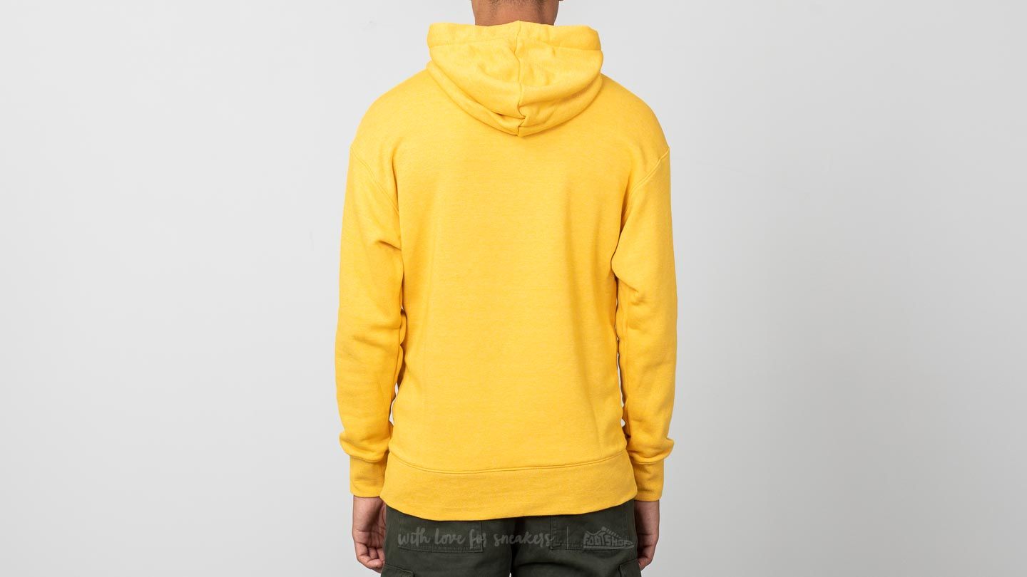 Nike heritage pullover hoodie in yellow hotsell