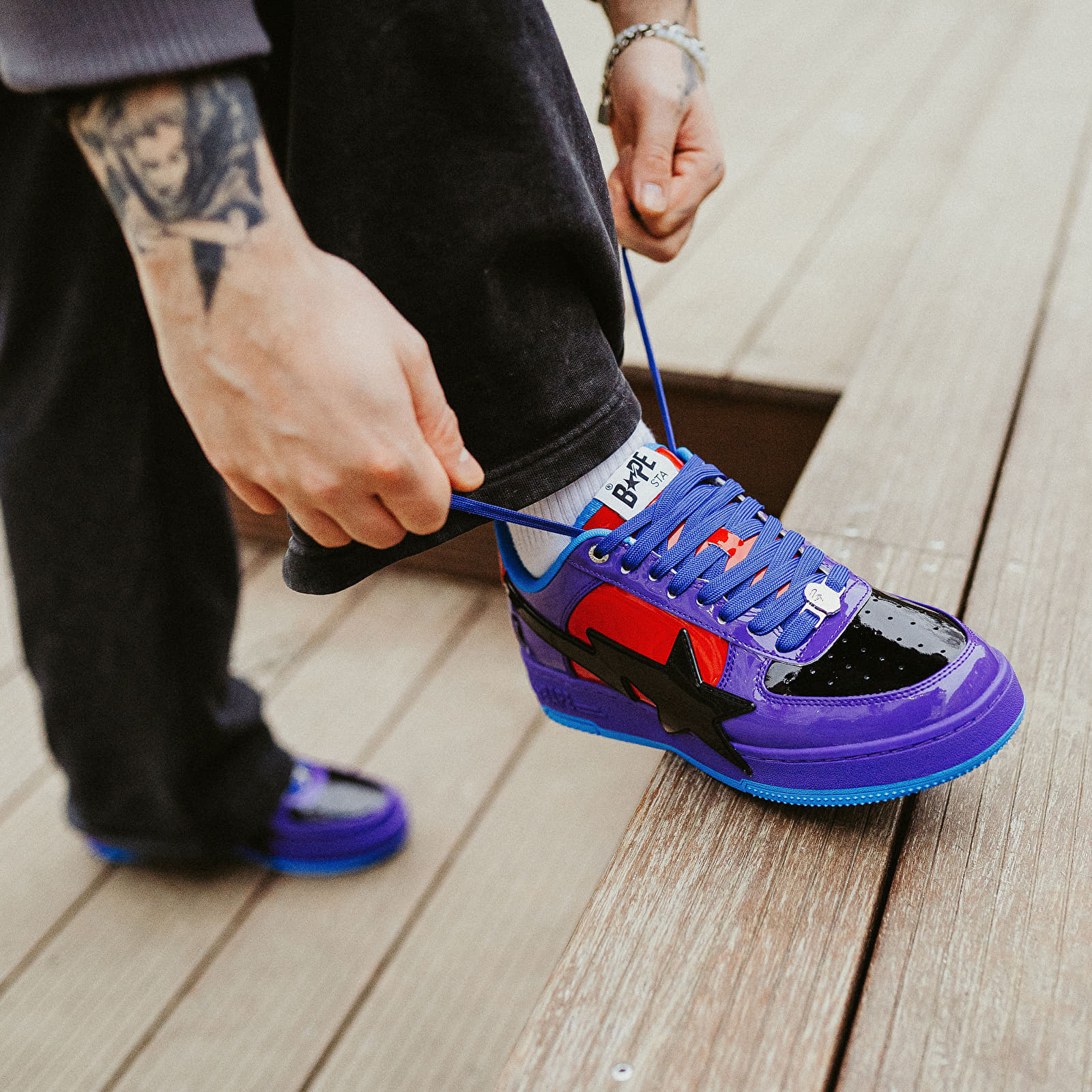 A BATHING APE Bape Sta Os 1 M2 Purple | Footshop