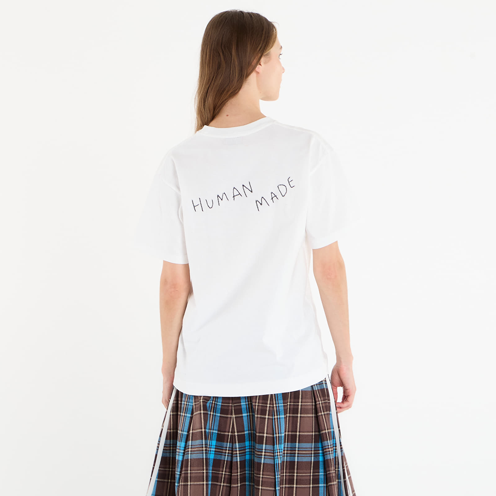 Majice T-shirt HUMAN MADE Embroidered T-Shirt UNISEX White