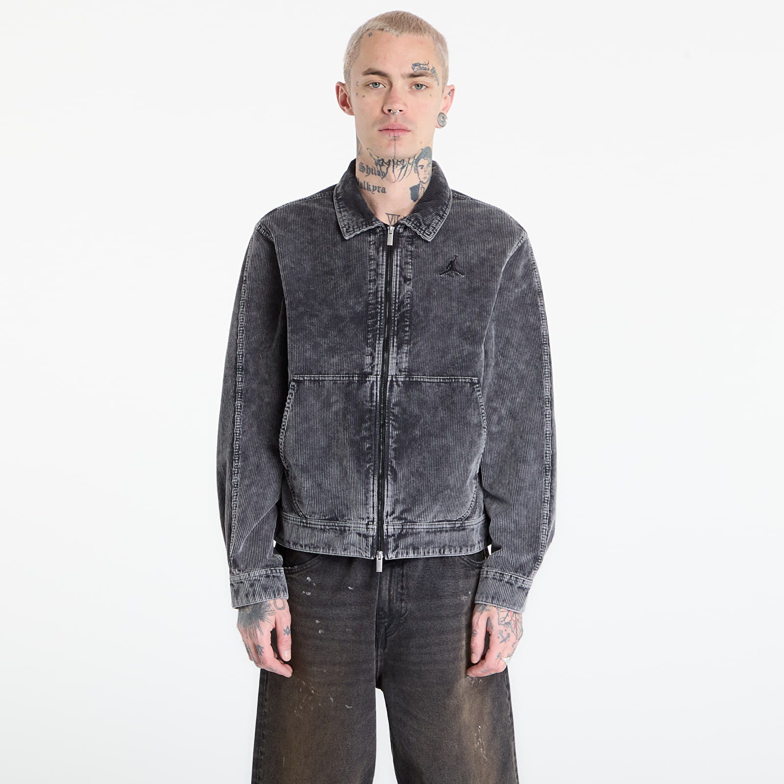 Jacken Jordan Flight Men's Corduroy Chore Jacket Black/ Black