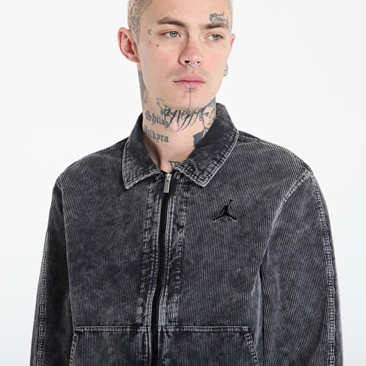 Jordan Flight Men's Corduroy Chore Jacket Black/ Black | Footshop