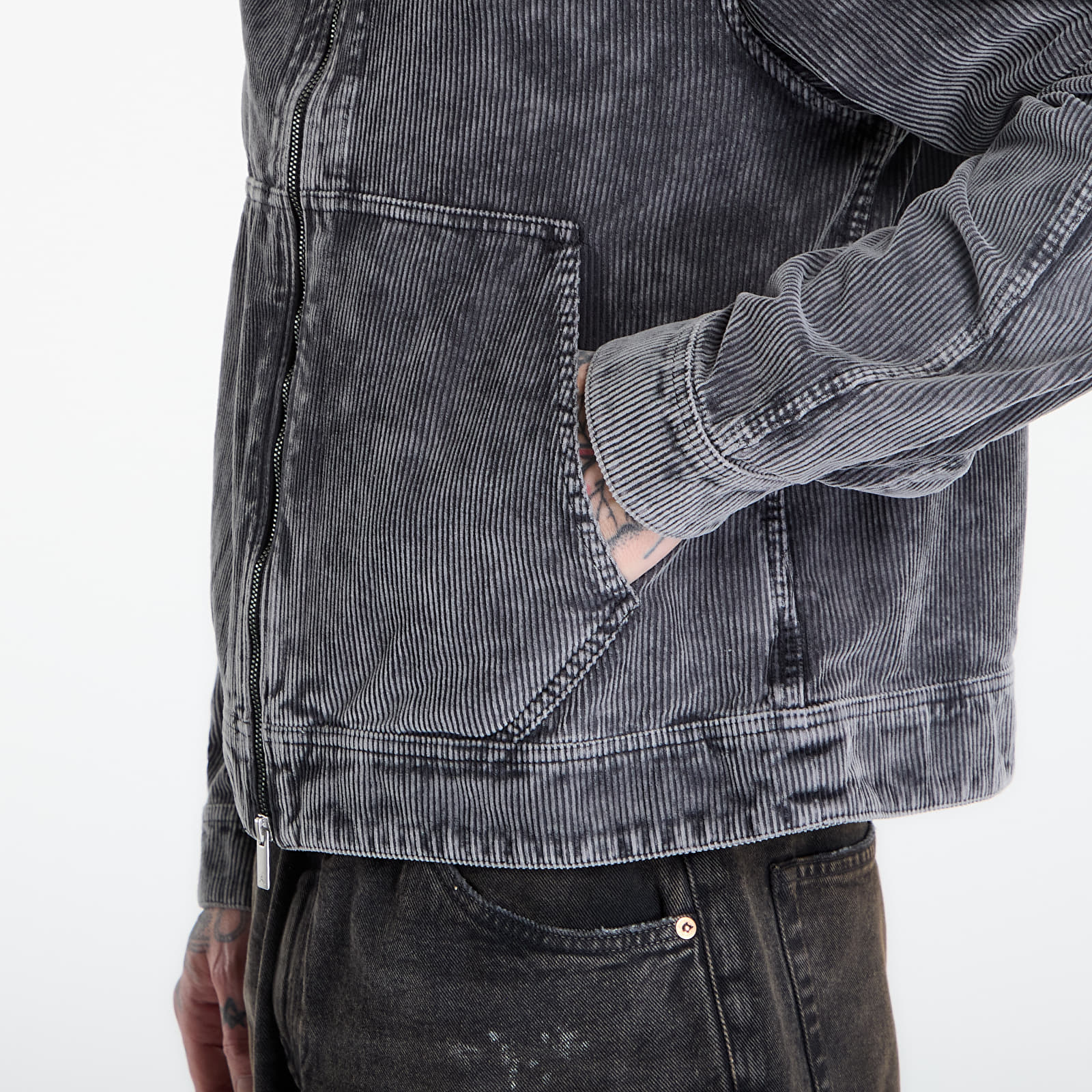 Jacken Jordan Flight Men's Corduroy Chore Jacket Black/ Black