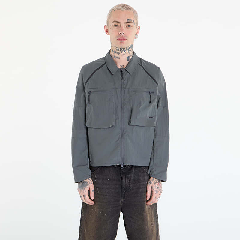 Cămașă Nike Tech Men's Long-Sleeve Utility Shirt Iron Grey/ Black