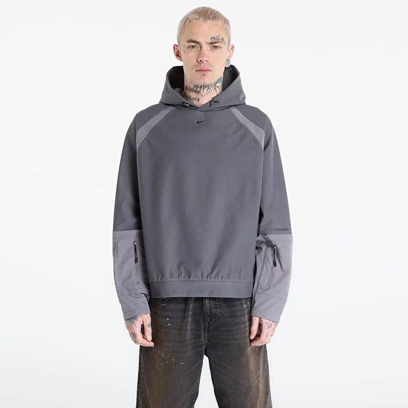 Sweatshirt Nike Tech Men's Dri-FIT Shori Knit Utility Hoodie Iron Grey/ Pencil Point/ Black
