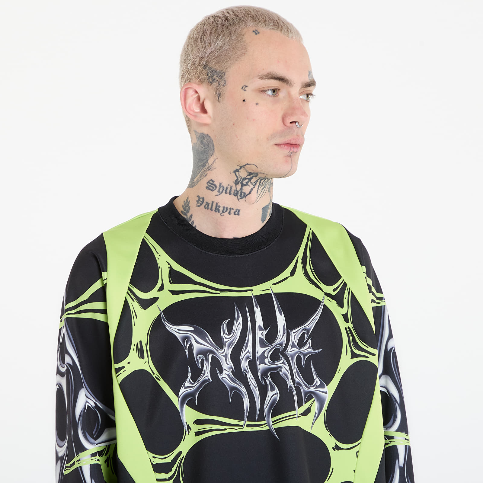 T-skjorter Nike Project F.R.O.G. Men's Jelly Cage Jersey Black/ Volt Ice/ Volt Ice