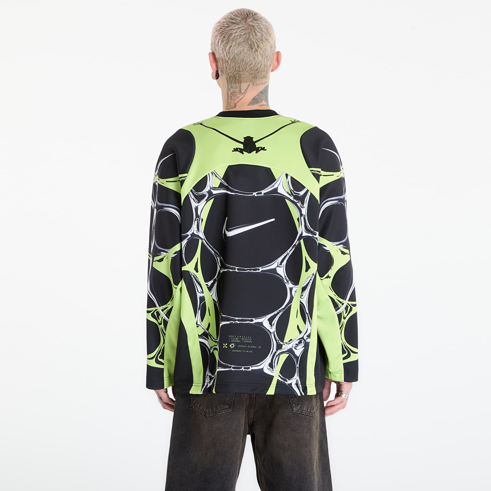 T-skjorter Nike Project F.R.O.G. Men's Jelly Cage Jersey Black/ Volt Ice/ Volt Ice