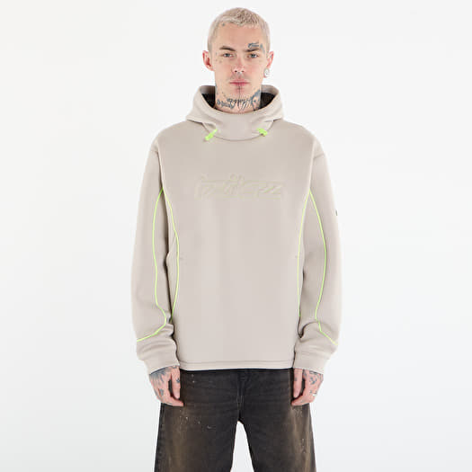 Sweatshirt Nike Project F.R.O.G. Men's Bubble Mesh Pullover Hoodie Cream Ii/ Black/ Volt Ice/ Volt Ice
