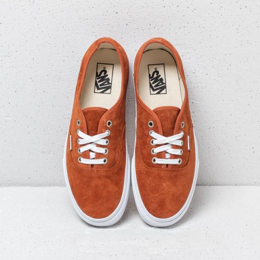 Vans authentic online brown pig suede