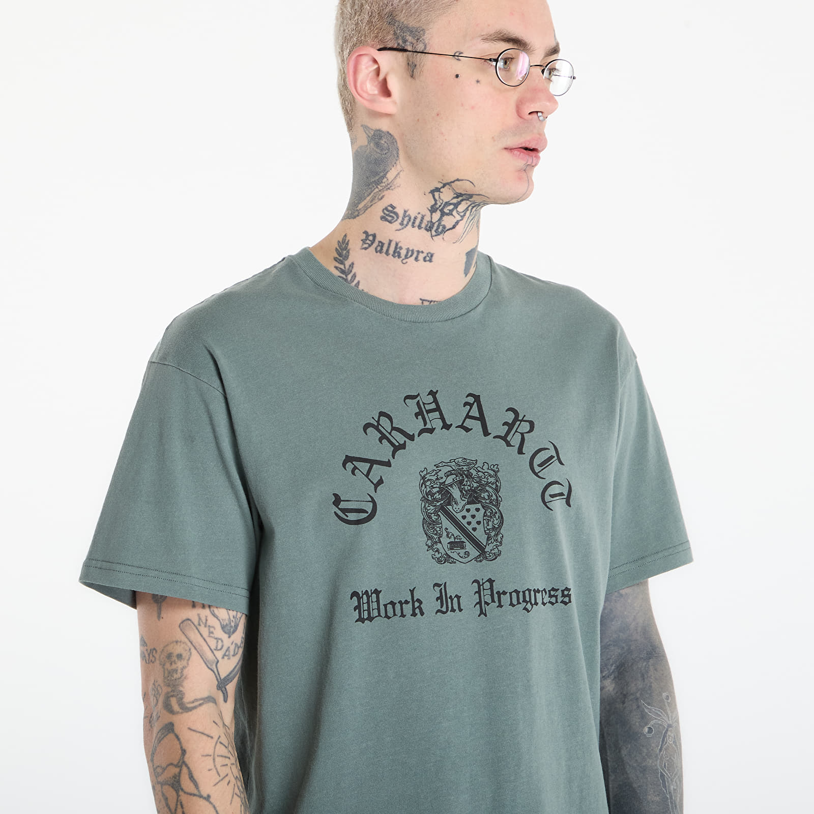 Marškinėliai Carhartt WIP S/S Coat Of Arms T-Shirt UNISEX Velvet Green