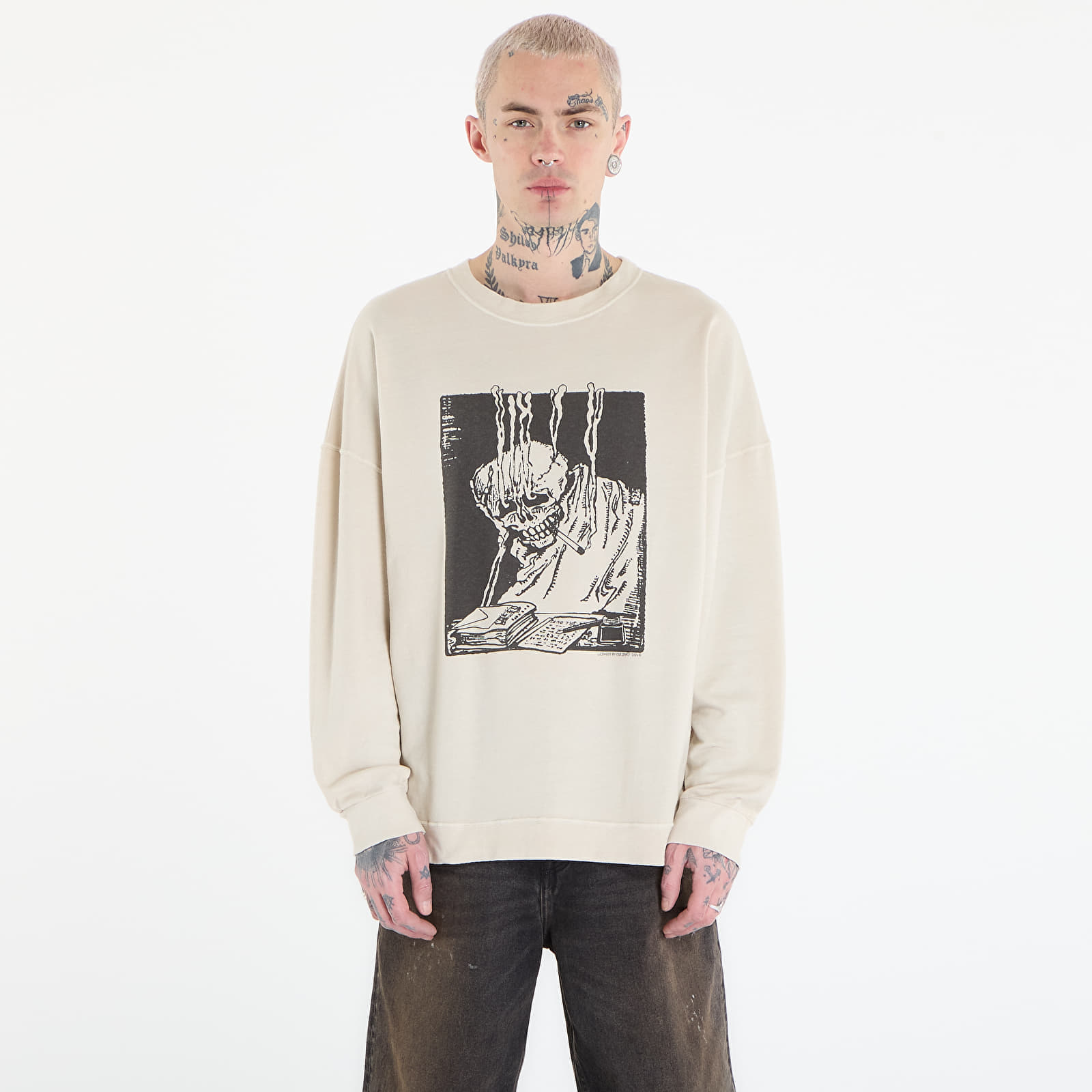 Суитшърт OUR LEGACY Slack Sweatshirt Angry Fan Mail Print 54