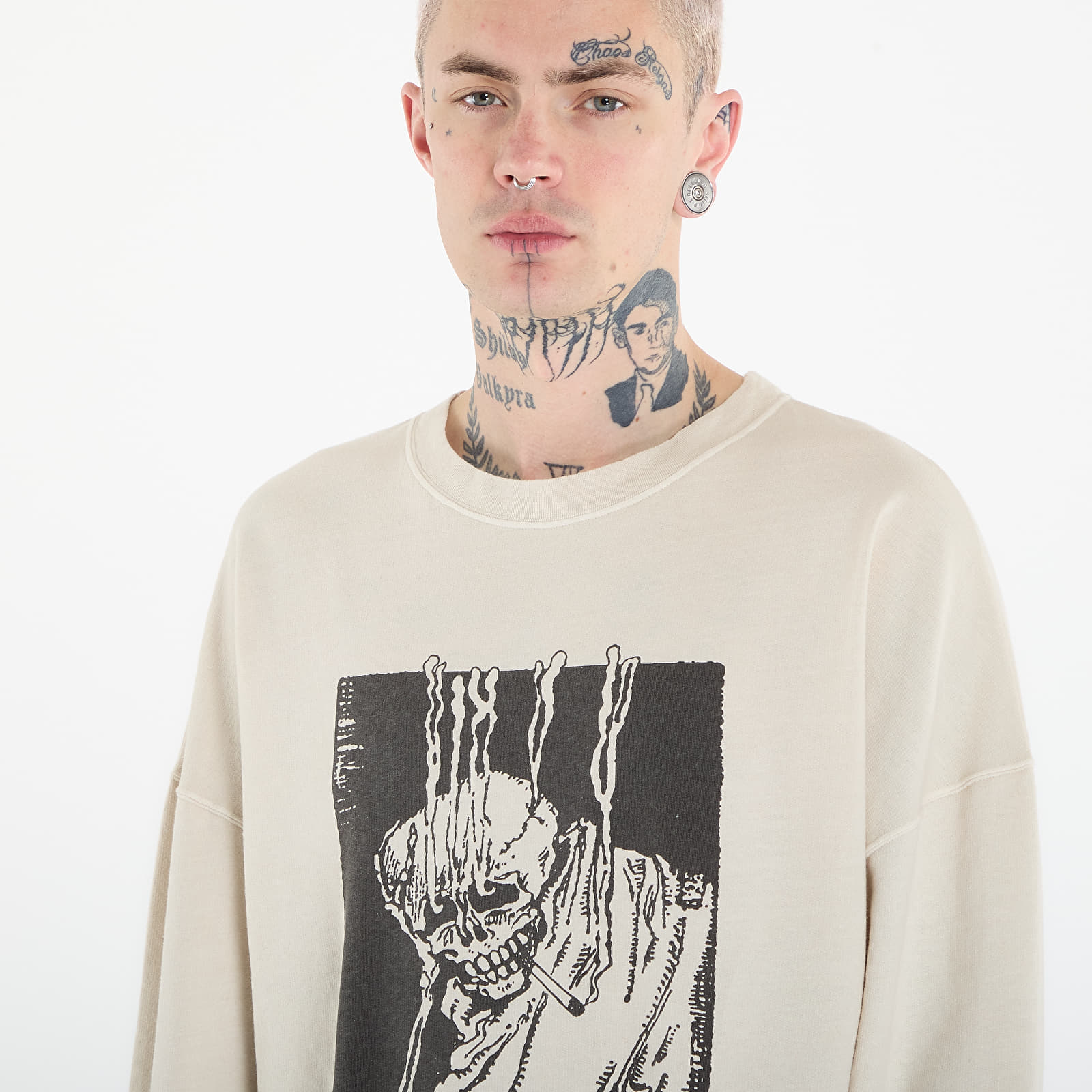 Hoodies and sweatshirts  OUR LEGACY Slack Sweatshirt Angry Fan Mail Print