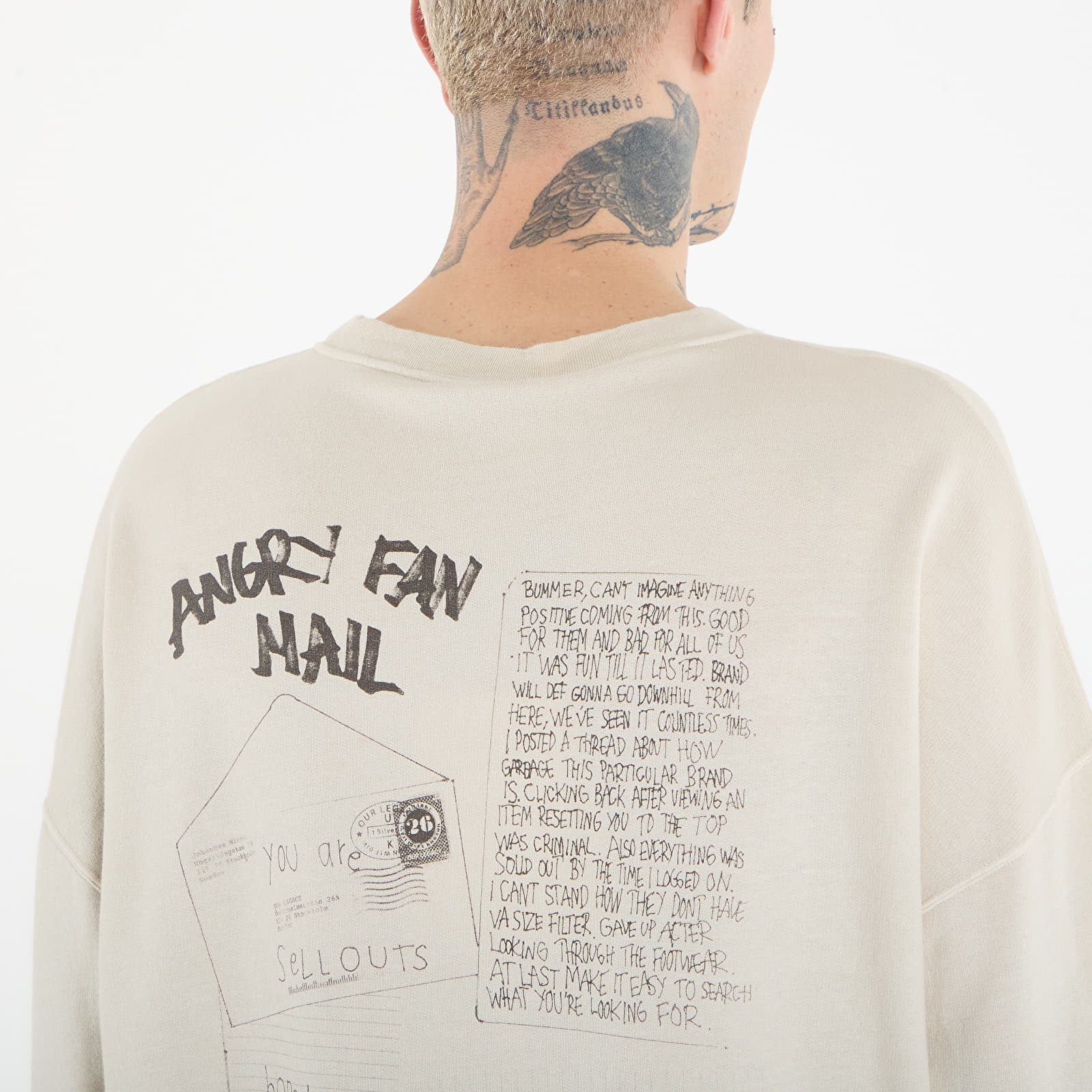 Hoodies and sweatshirts  OUR LEGACY Slack Sweatshirt Angry Fan Mail Print