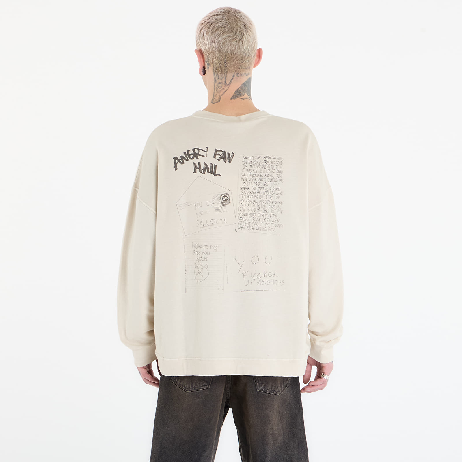 Hoodies and sweatshirts  OUR LEGACY Slack Sweatshirt Angry Fan Mail Print