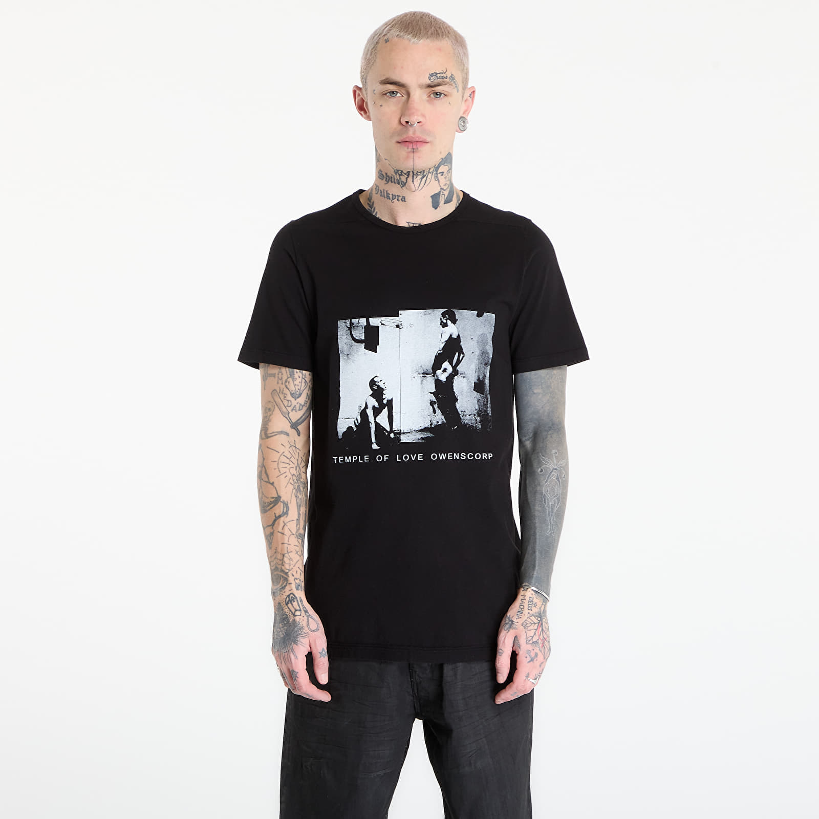 Тениска Rick Owens DRKSHDW Level T-Shirt Black/ Milk XL