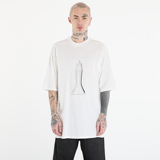 T-krekls Rick Owens DRKSHDW Jumbo Ss T-Shirt Milk/ Black