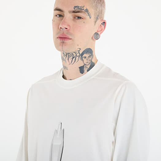 Rick Owens DRKSHDW Jumbo Ss T-Shirt Milk/ Black | Footshop