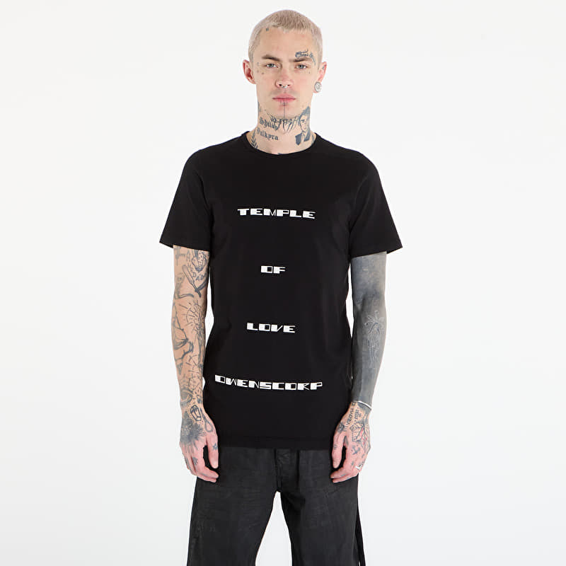 Rick Owens DRKSHDW Level T-Shirt Black/ Milk