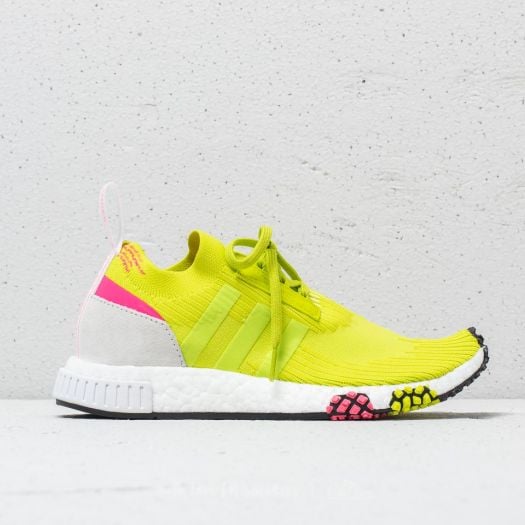 Chaussures et baskets femme adidas NMD Racer Primeknit W Semi Solar Yellow Semi Solar Yellow Ftw White Footshop