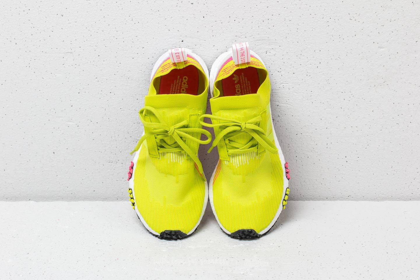 Nmd_racer primeknit shoes yellow online