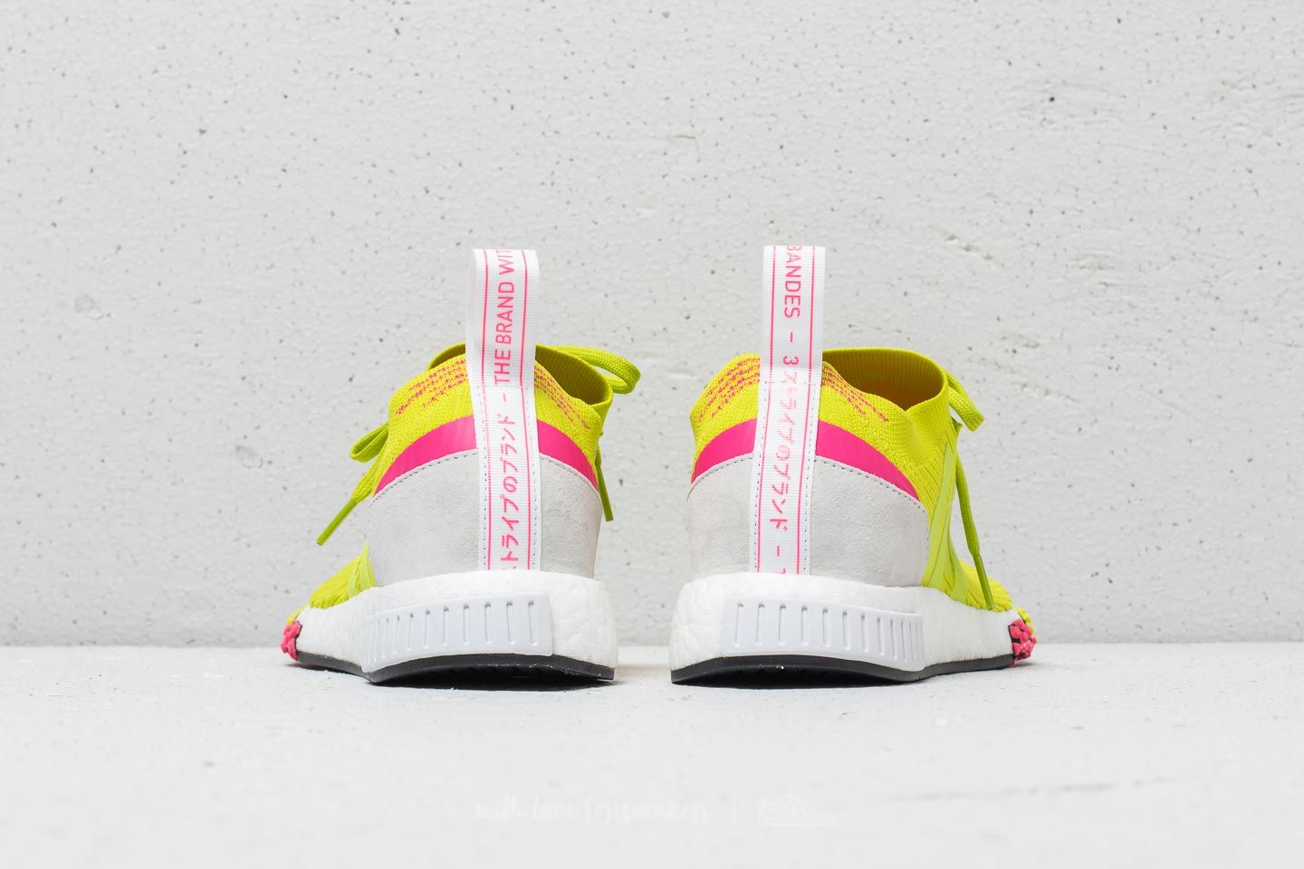 Adidas nmd racer primeknit solar yellow hotsell