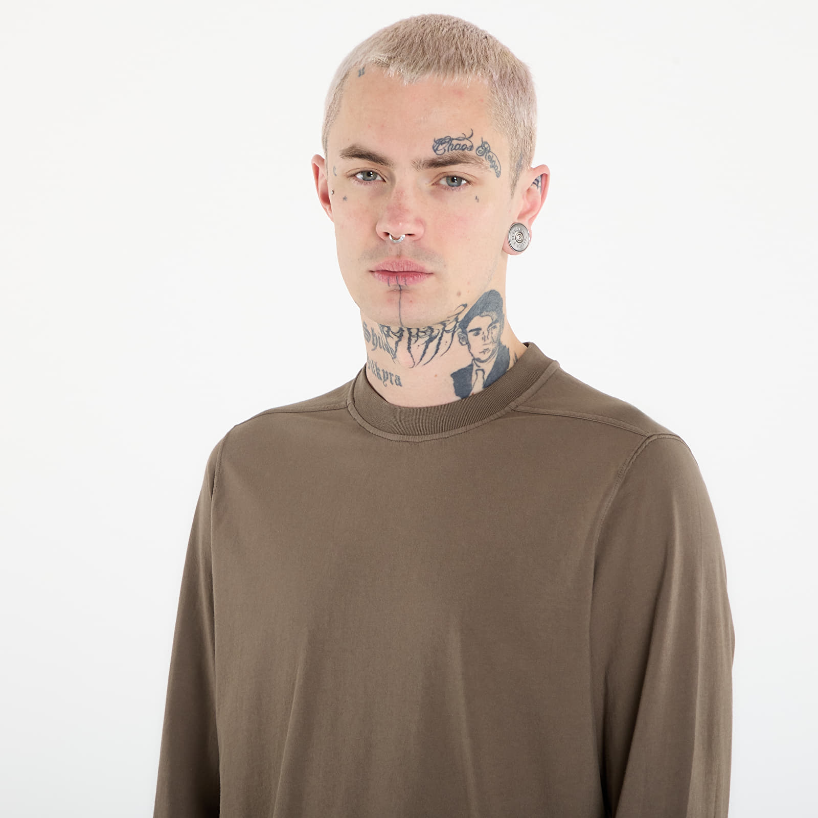 Magliette Rick Owens DRKSHDW Crewneck Sweat Longsleeve Dust