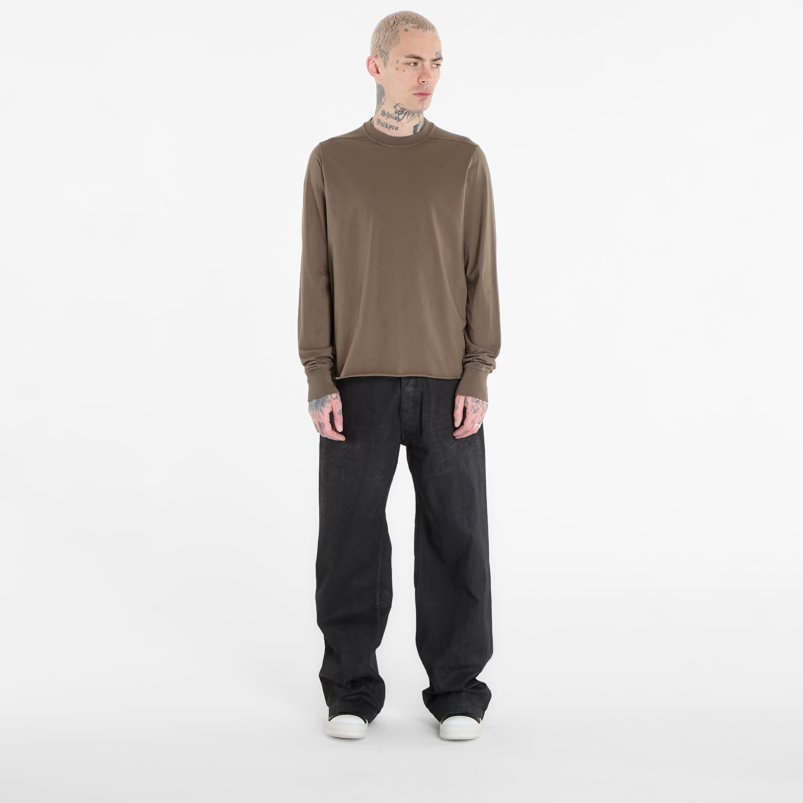 Magliette Rick Owens DRKSHDW Crewneck Sweat Longsleeve Dust