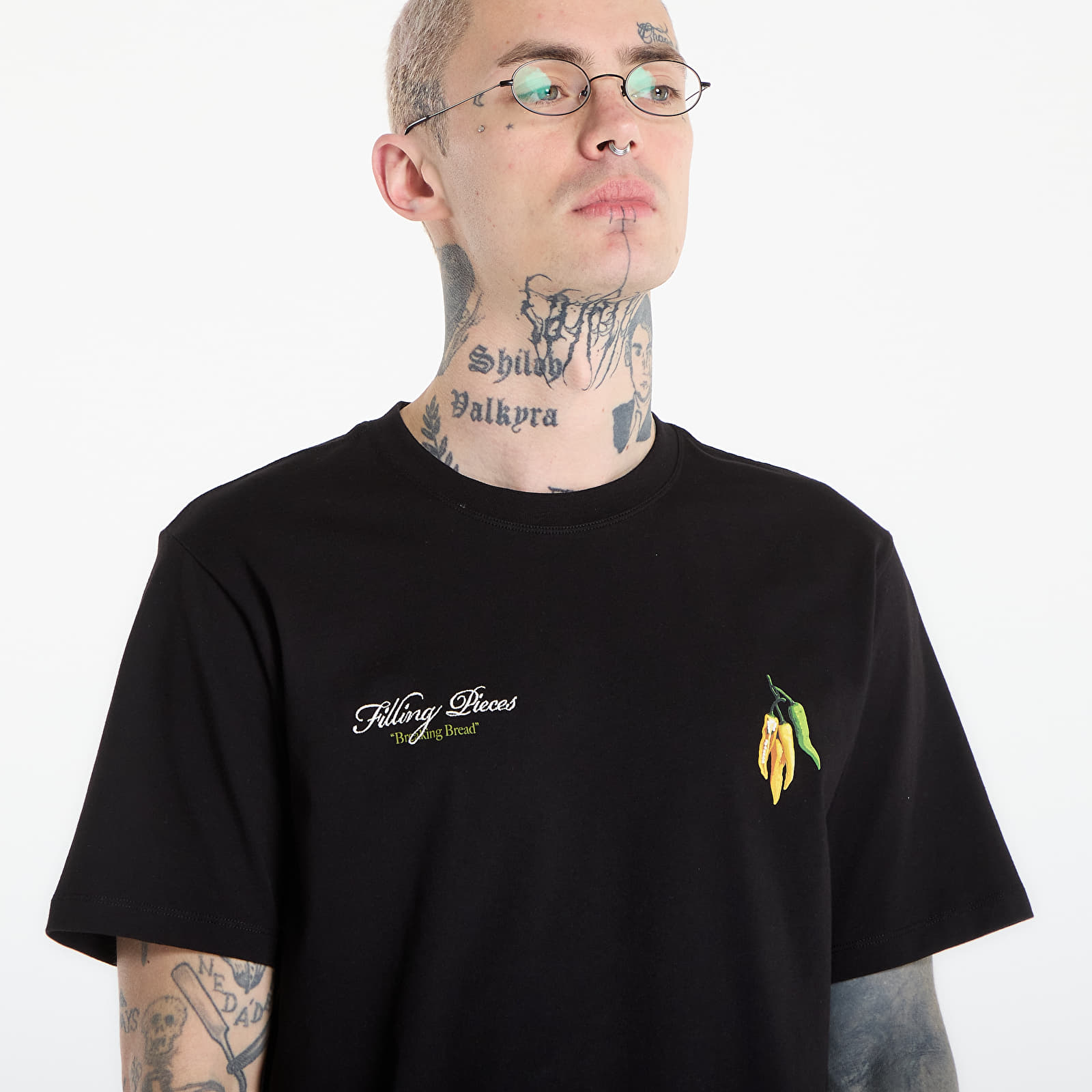 Männer T-Shirts Filling Pieces T-Shirt Pepper Black