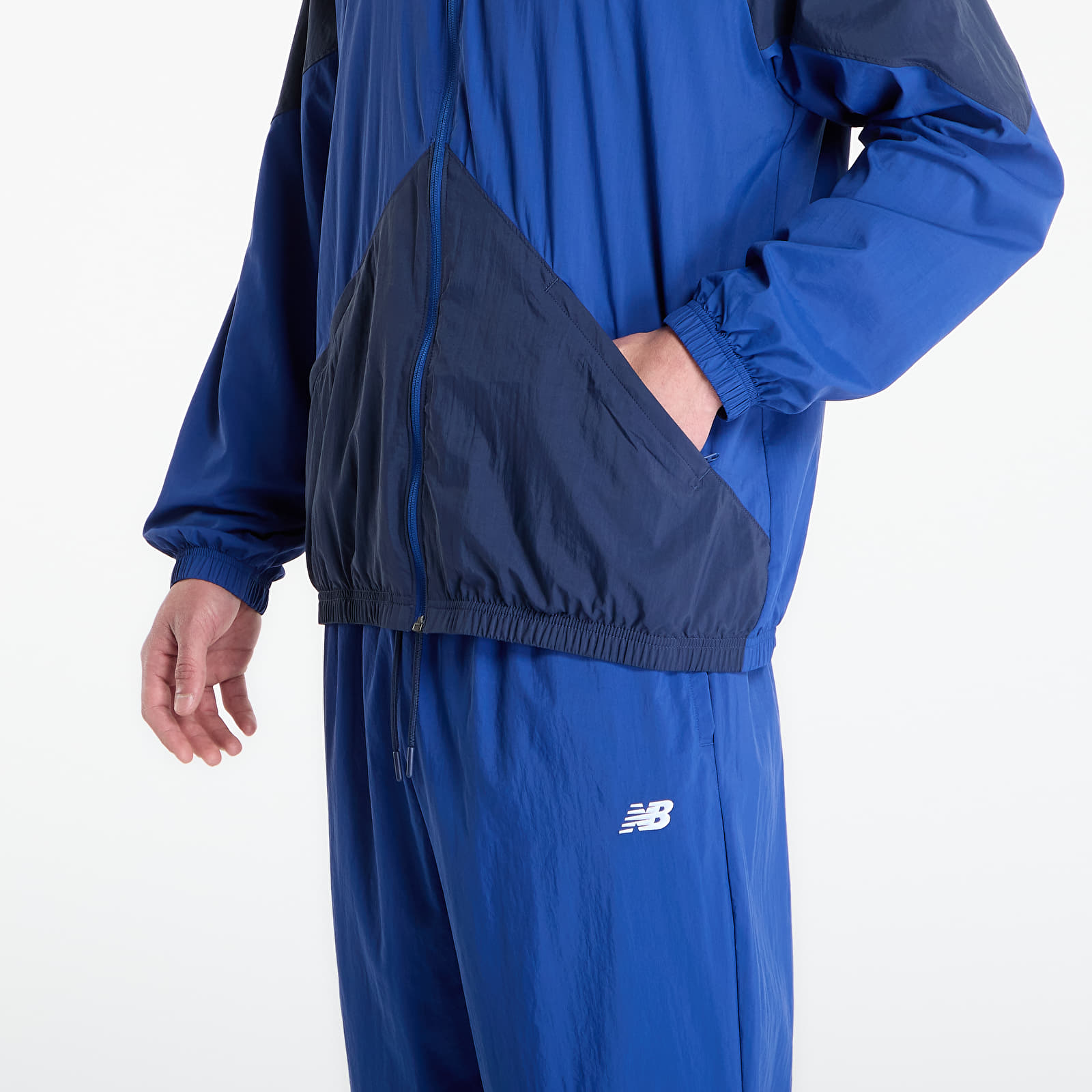 Μπουφάν New Balance Sport Legacy Jacket Blue