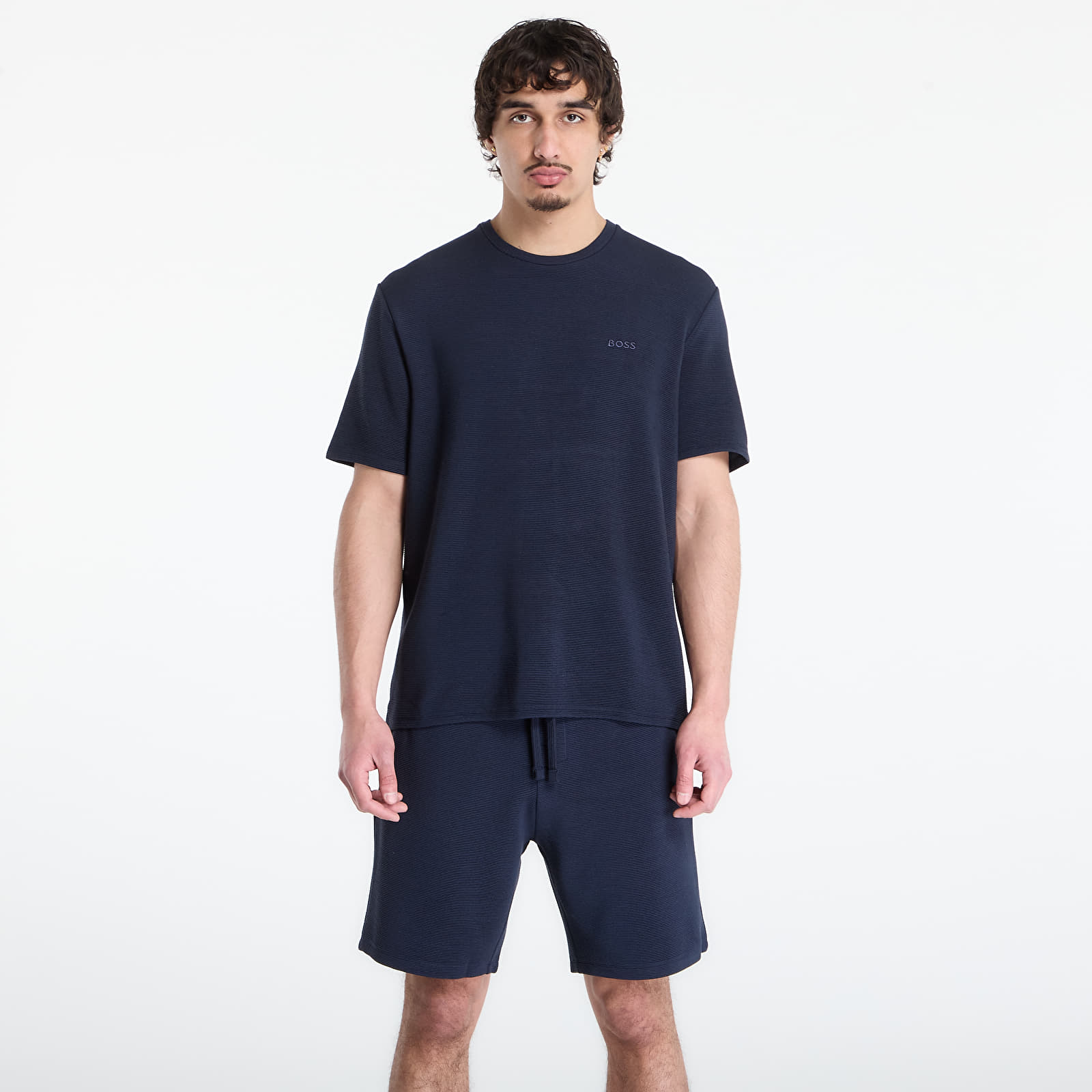 T-Shirts Hugo Boss Rib T-Shirt Blue