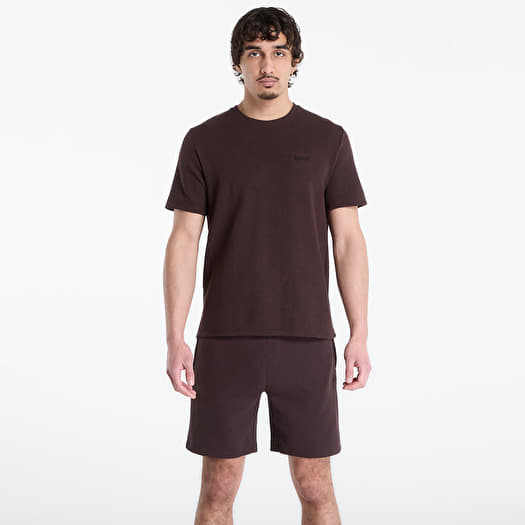 T-Shirt Hugo Boss Pyjama T-Shirt With Embroidered Logo Dark Brown