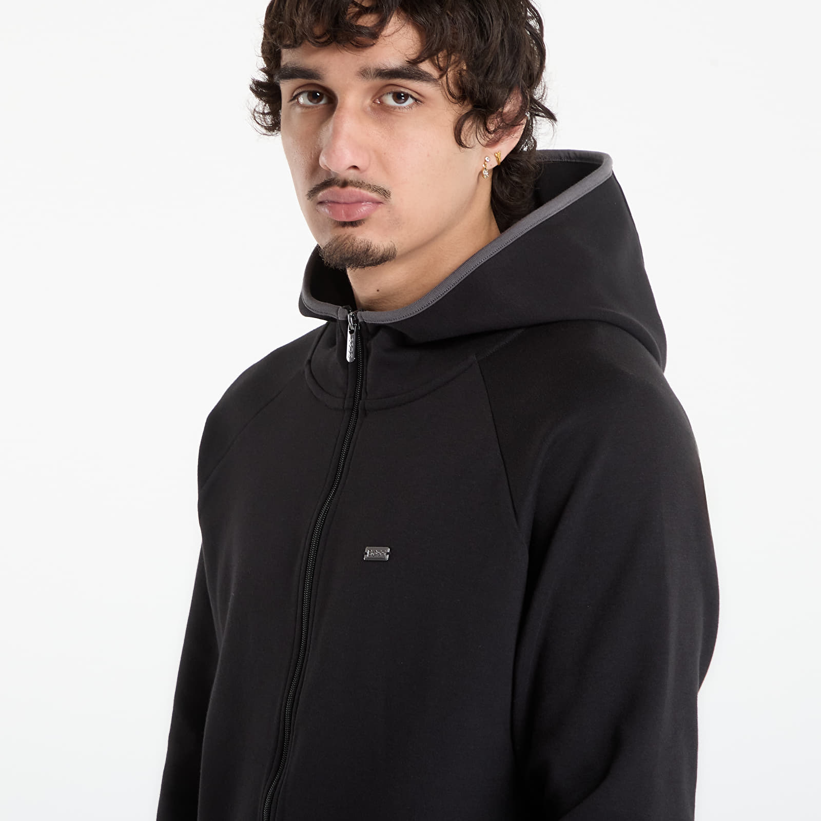 Sweatjacken und Sweatshirts Hugo Boss Sense Hooded Jacket Black