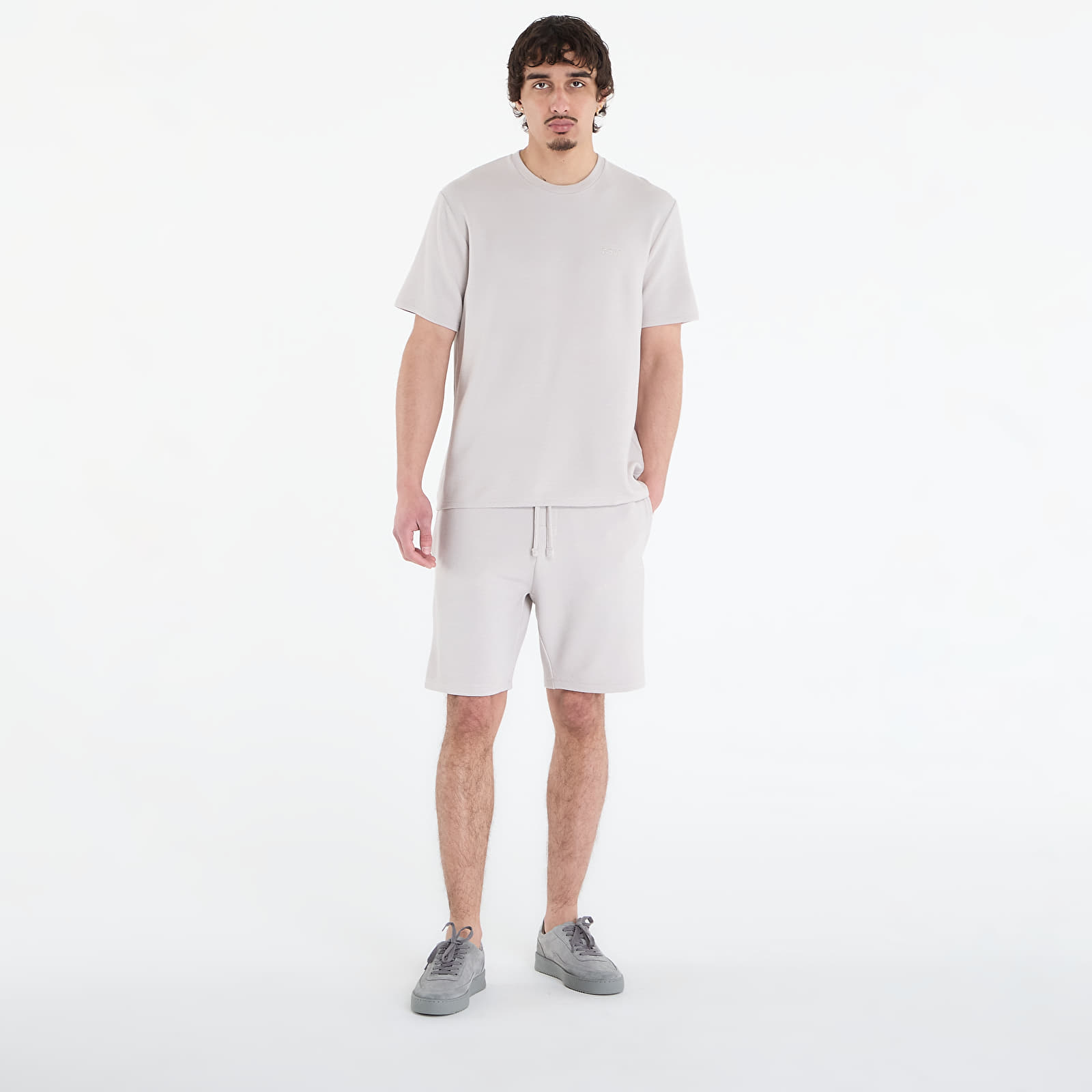 T-Shirts Hugo Boss Rib T-Shirt Light Grey