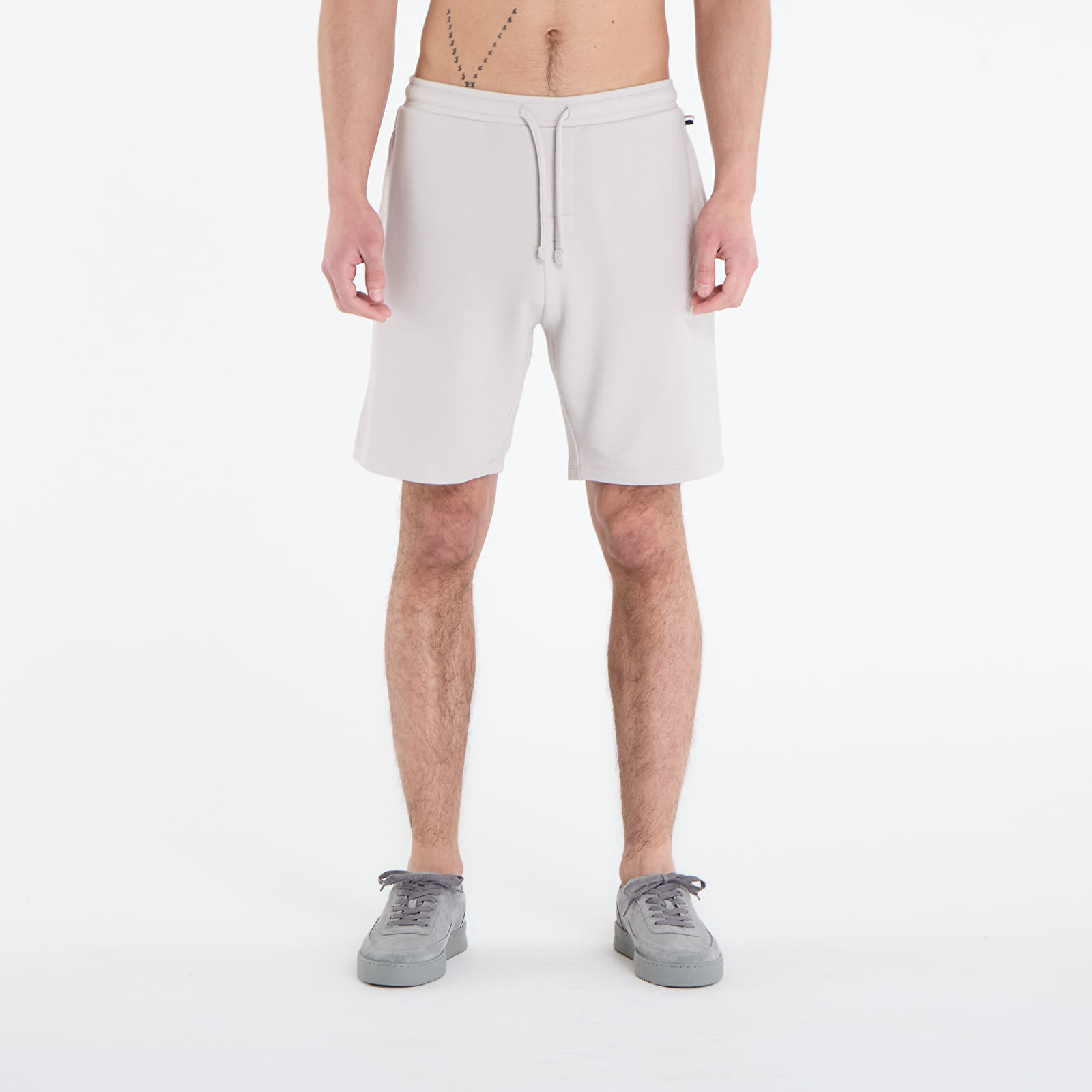 Къси панталони Hugo Boss Rib Shorts Light Grey XL