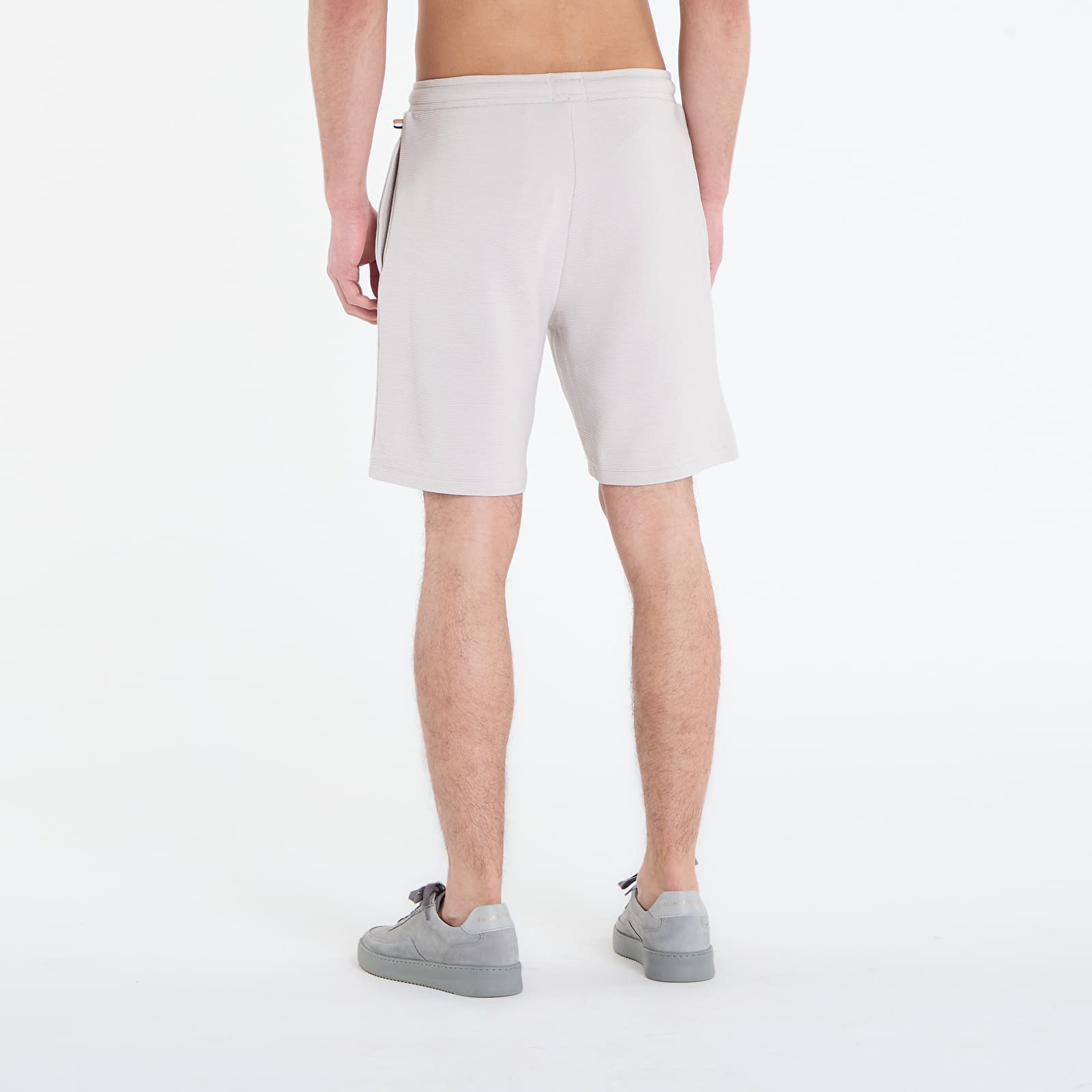 Szorty Hugo Boss Rib Shorts Light Grey