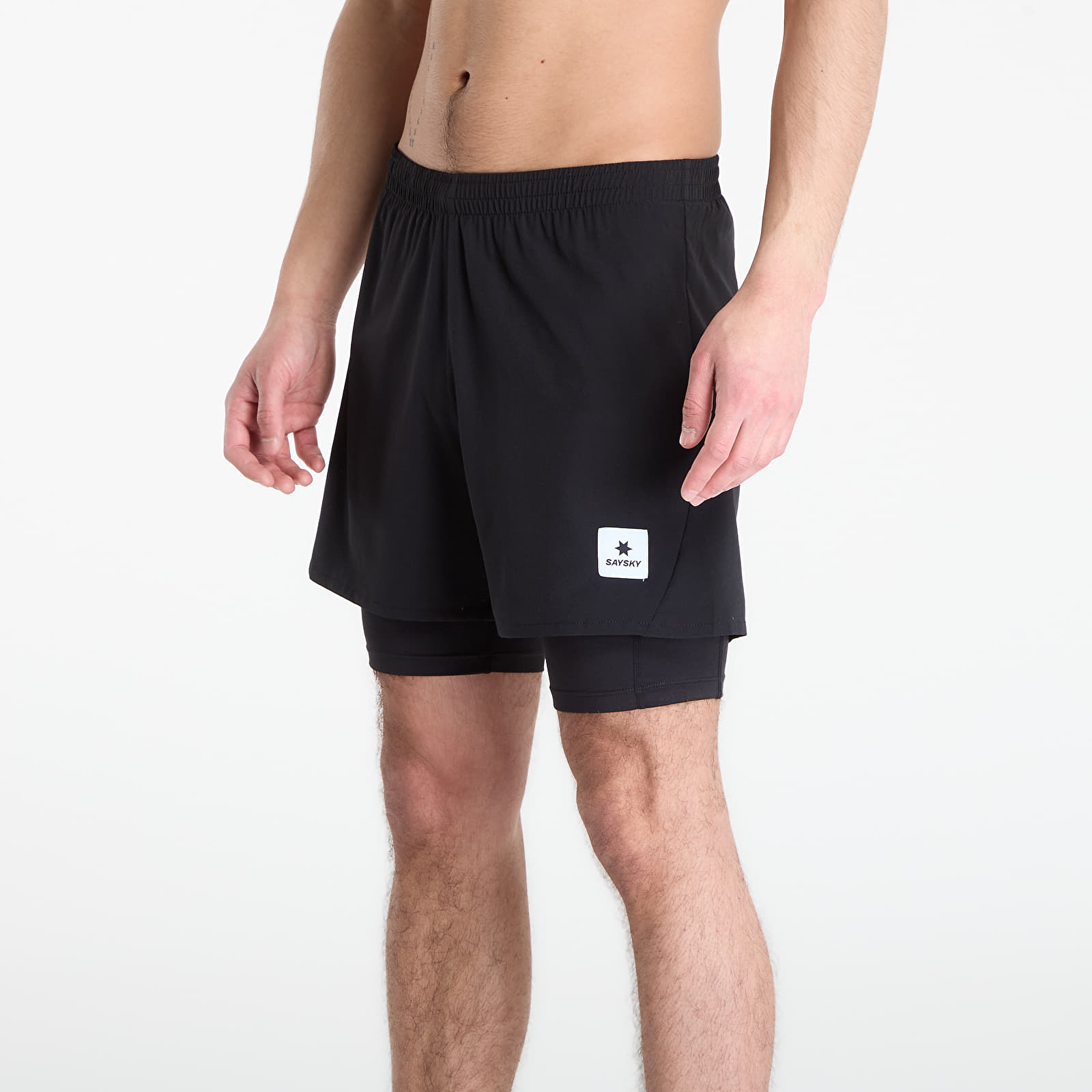 Pantaloni scurți SAYSKY Pace 2 in 1 Shorts 5'' Black