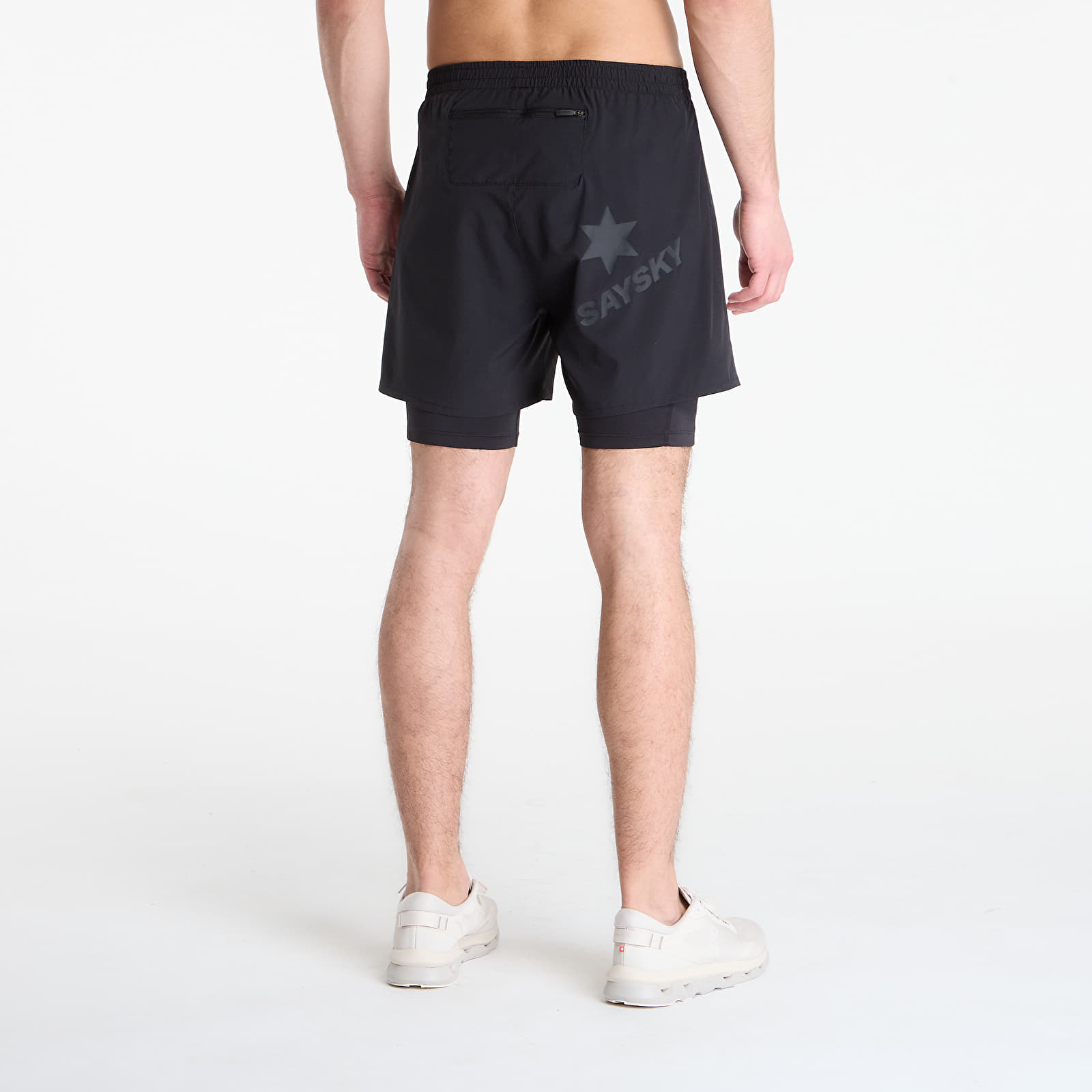 Pantaloni scurți SAYSKY Pace 2 in 1 Shorts 5'' Black