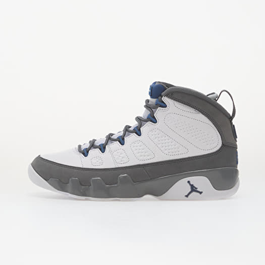 Air Jordan 9 Retro "Flint Grey" White/ French Blue-Flint Grey