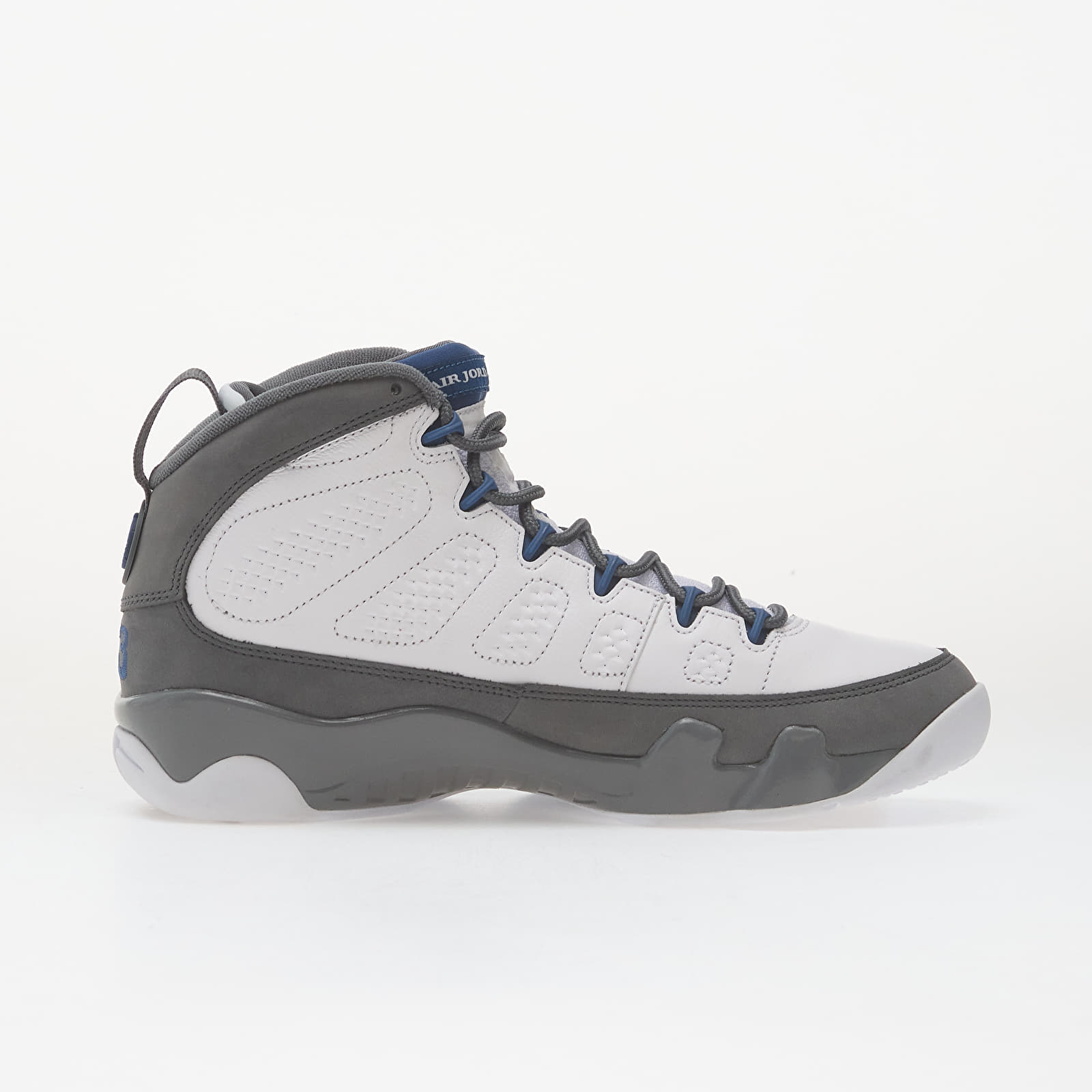 Zapatillas Hombre Air Jordan 9 Retro "Flint Grey" White/ French Blue-Flint Grey