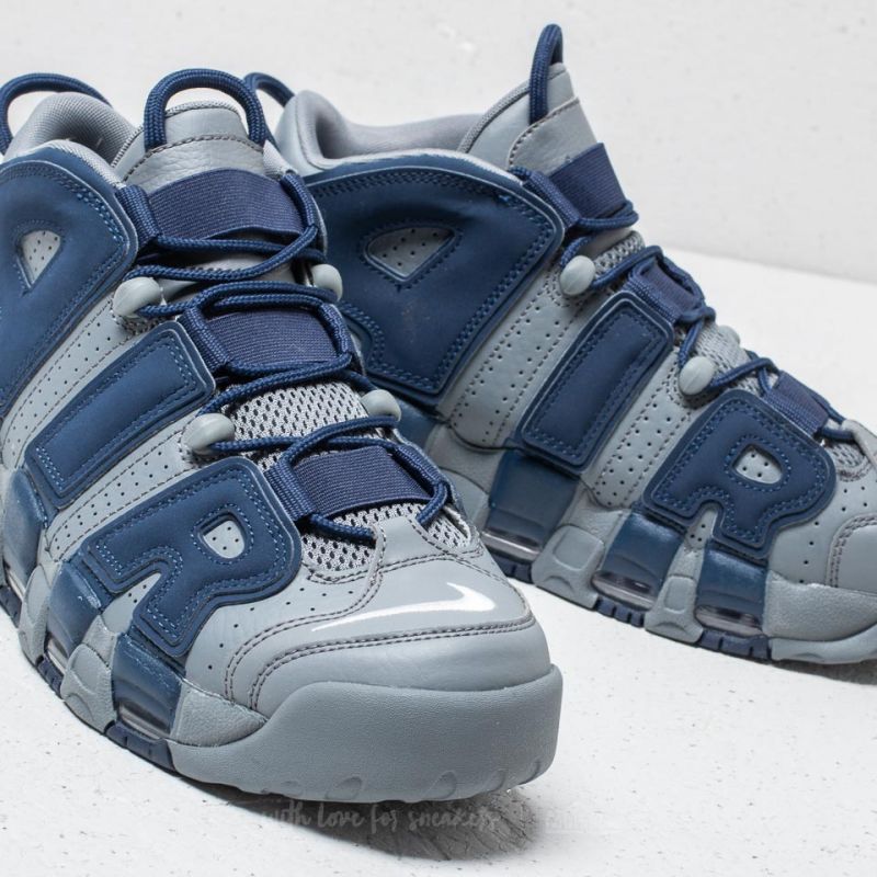 Nike Air More Uptempo '96 Cool Grey/ White-Midnight Navy | Footshop
