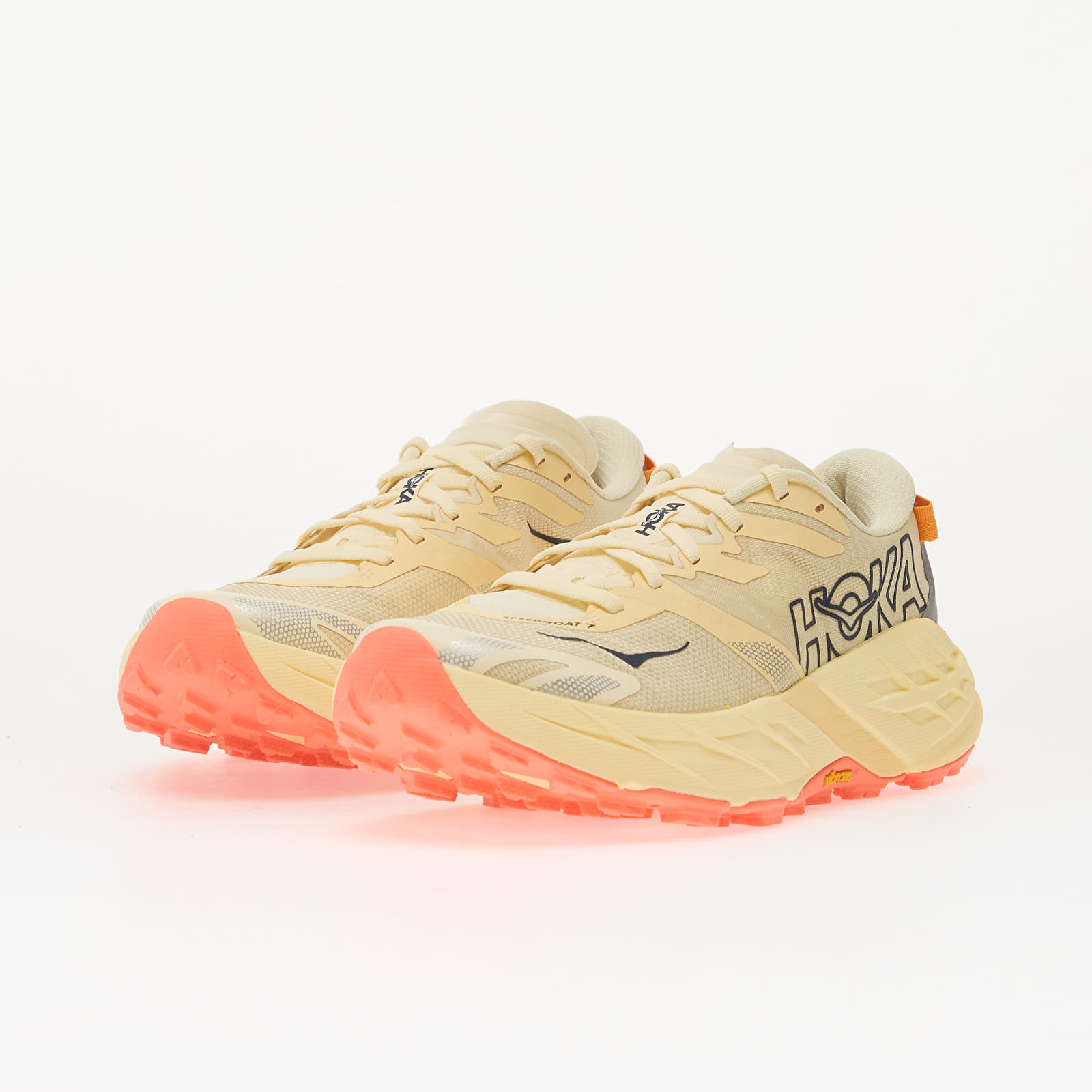 Damesschoenen Hoka® W Speedgoat 7 Vintage Yellow/ Neon Flame