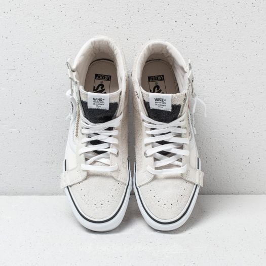 Vans cut and paste white hot sale
