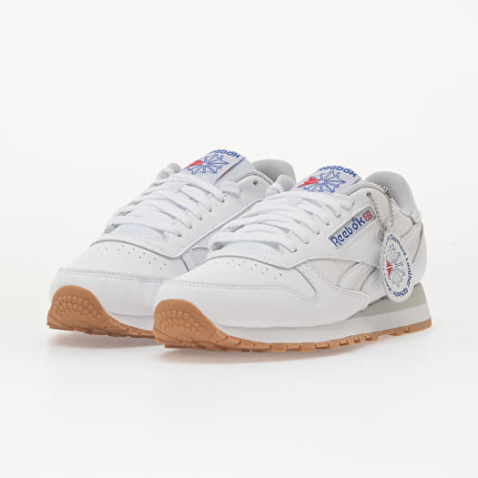Reebok Classic Leather Ftwr White/ Blue/ Gum | Footshop