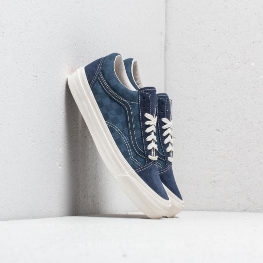 Vans vault og old skool lx checkerboard & majolica blue hot sale