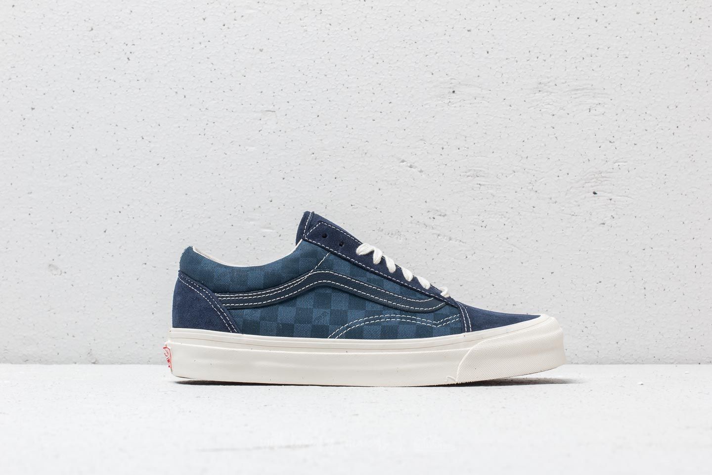 Men s shoes Vans OG Old Skool LX Suede Canvas Checkerboard