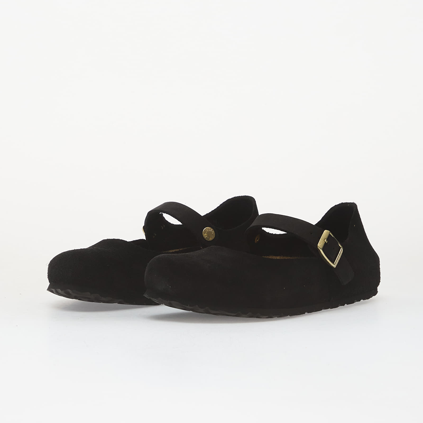 Chaussures et baskets femme Birkenstock Mantova Suede Leather Women Black