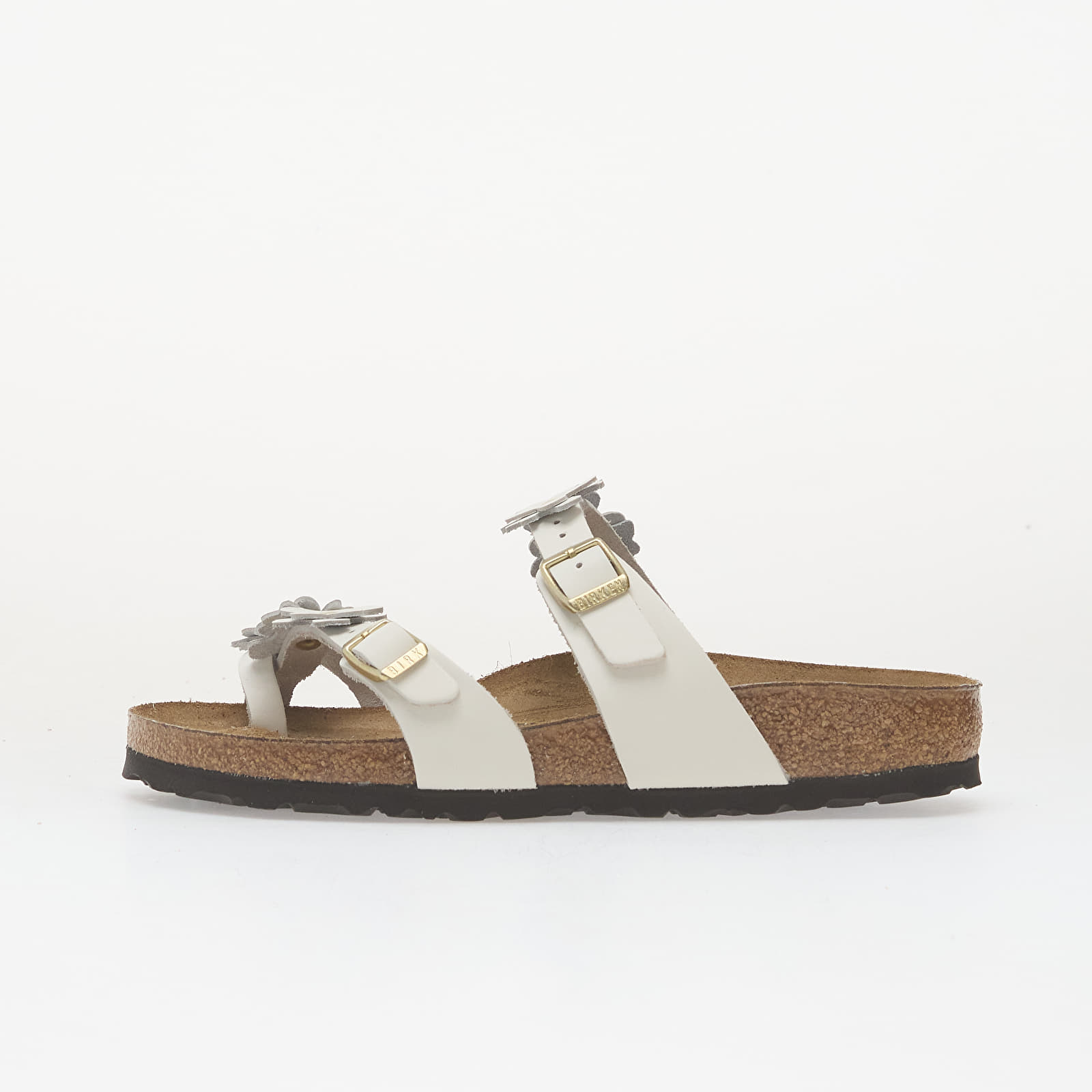 Dámske topánky a tenisky Birkenstock Mayari Flower Embellishment Leather Women White