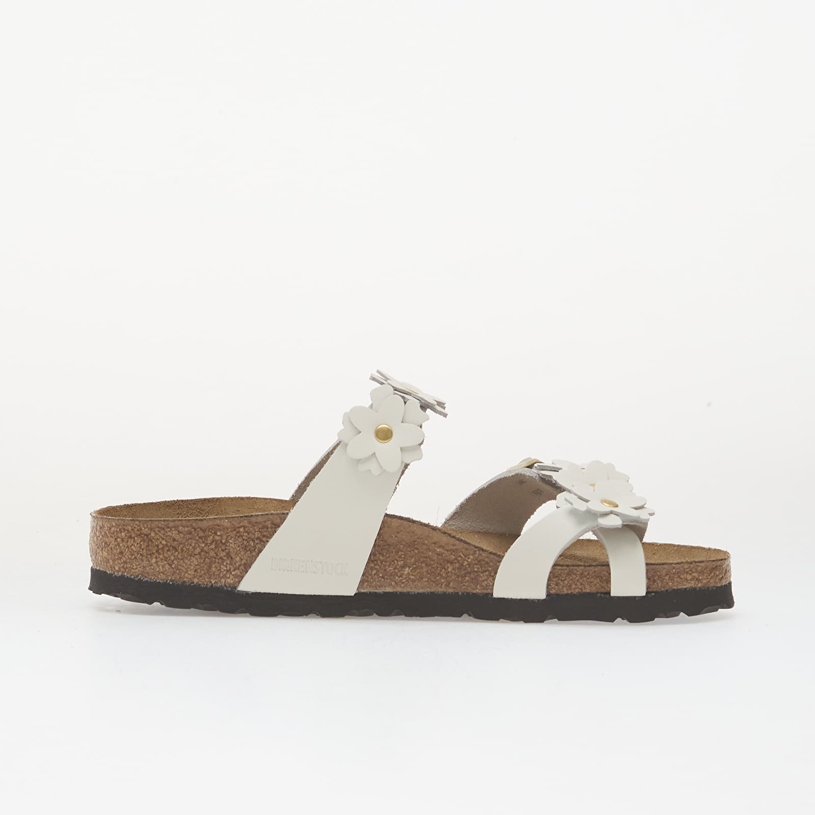 Dámske topánky a tenisky Birkenstock Mayari Flower Embellishment Leather Women White