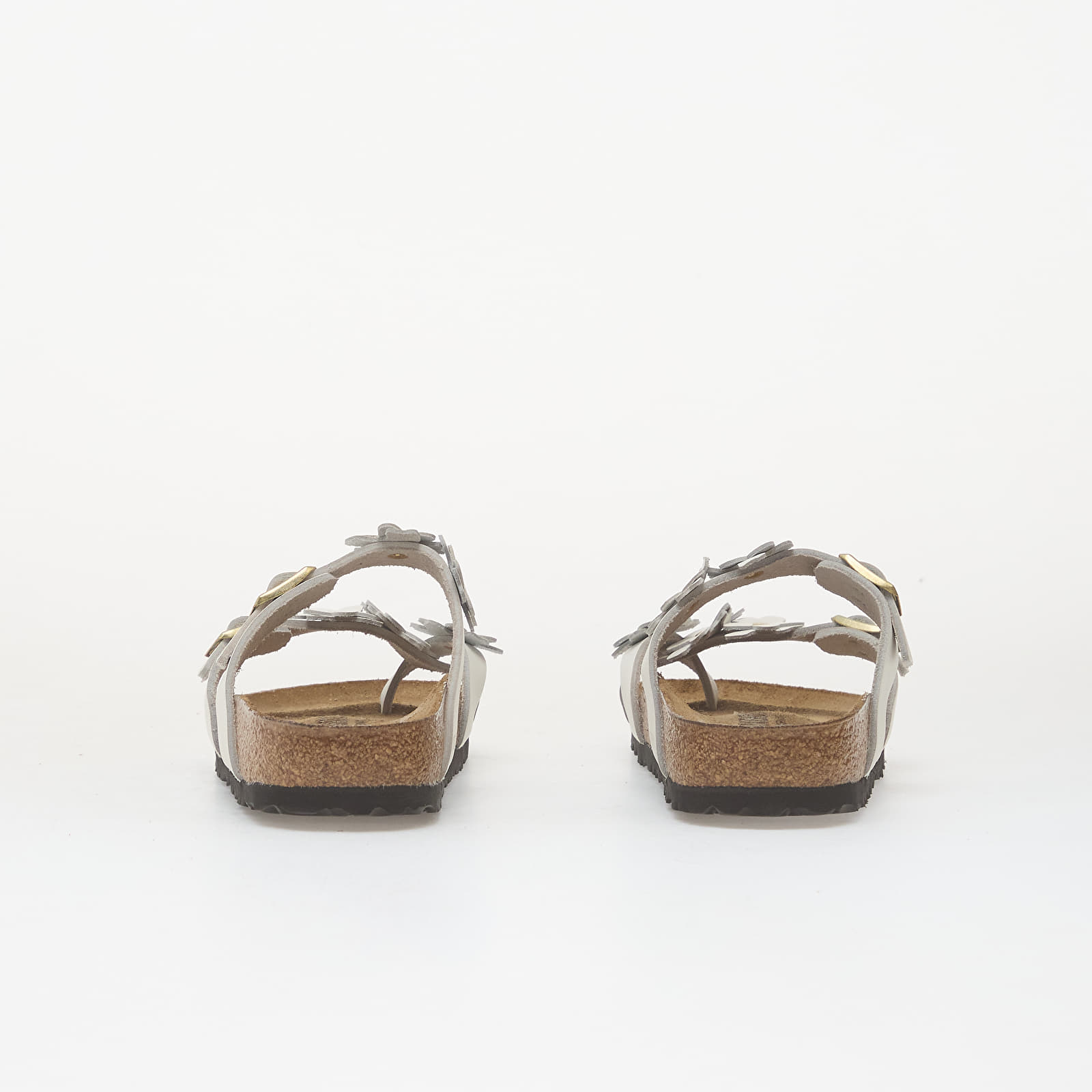 Dámske topánky a tenisky Birkenstock Mayari Flower Embellishment Leather Women White