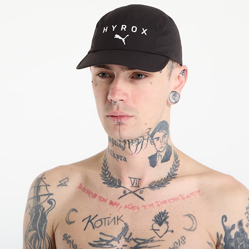 Puma x HYROX 5 Panel Cap Puma Black