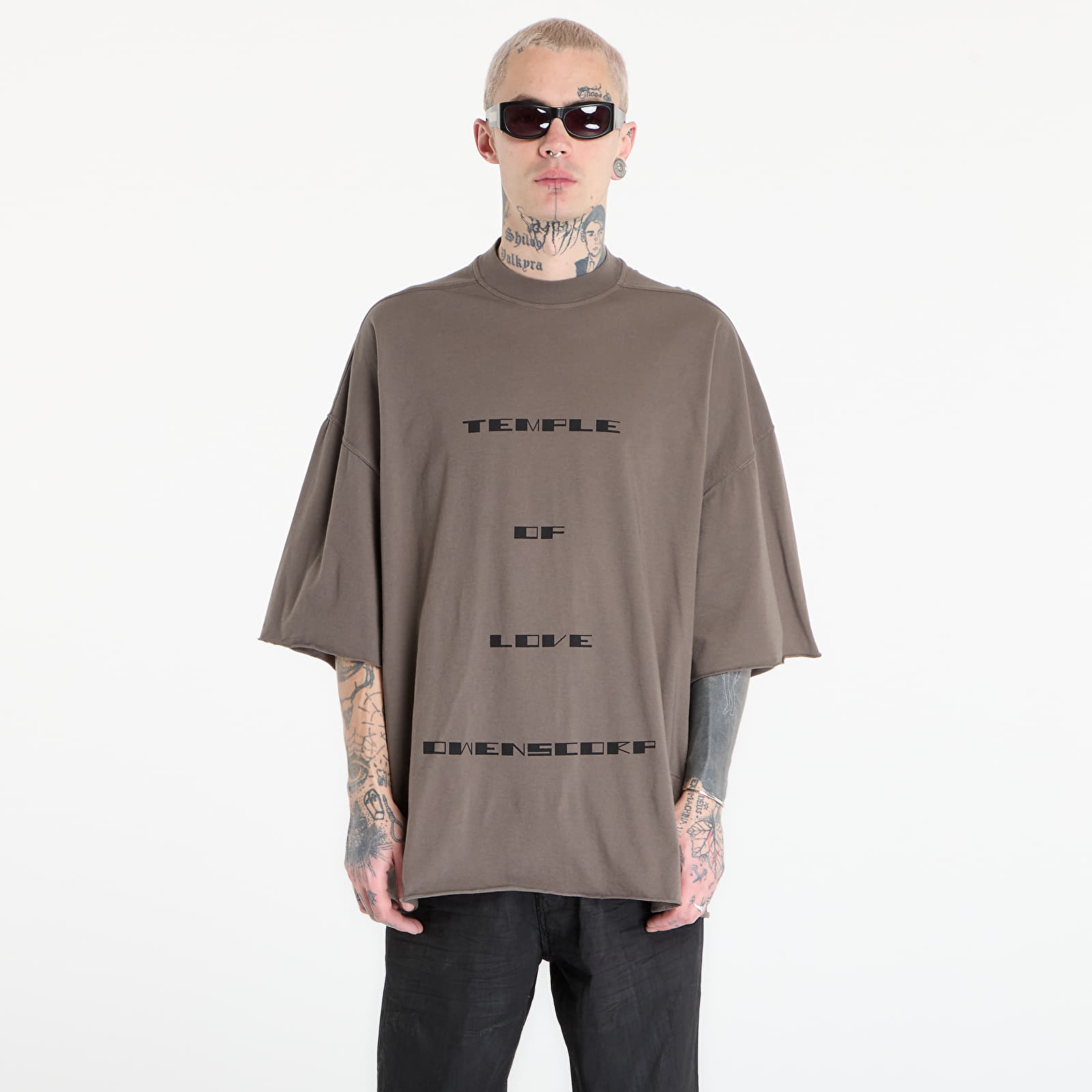 Tričká Rick Owens DRKSHDW Tommy T-Shirt Dust/ Black